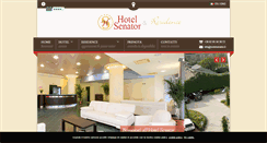 Desktop Screenshot of hotelsenator.it