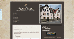 Desktop Screenshot of hotelsenator.cz